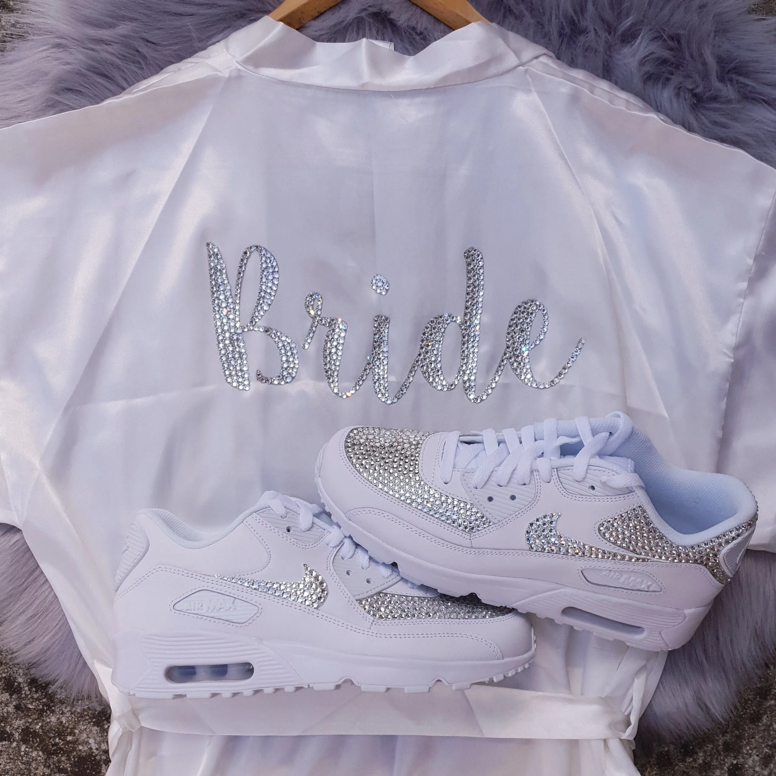 Air Max 90 (White- Maximum Bling)