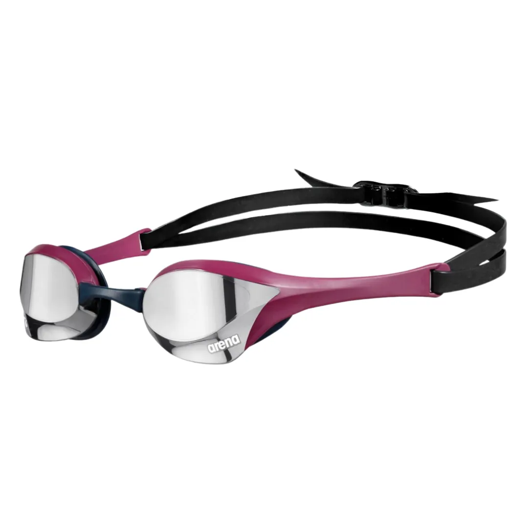 Arena Cobra Ultra Swipe Mirror Racing Goggle | Silver- Red Wine