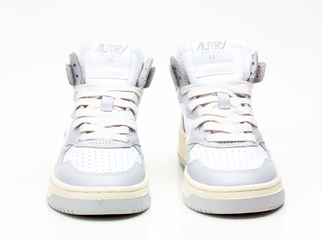 Autry Action Shoes Sneaker Medalist Mid Women white vapor AUMWWB10