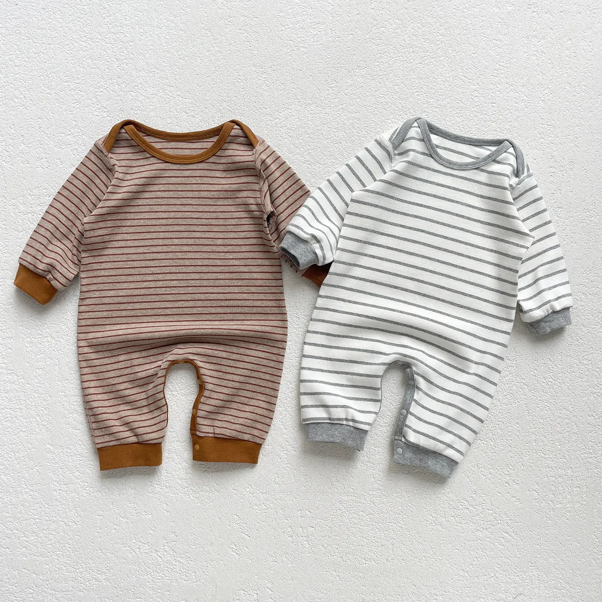 Baby Boys Striped Jumpsuits Wholesale 231019111