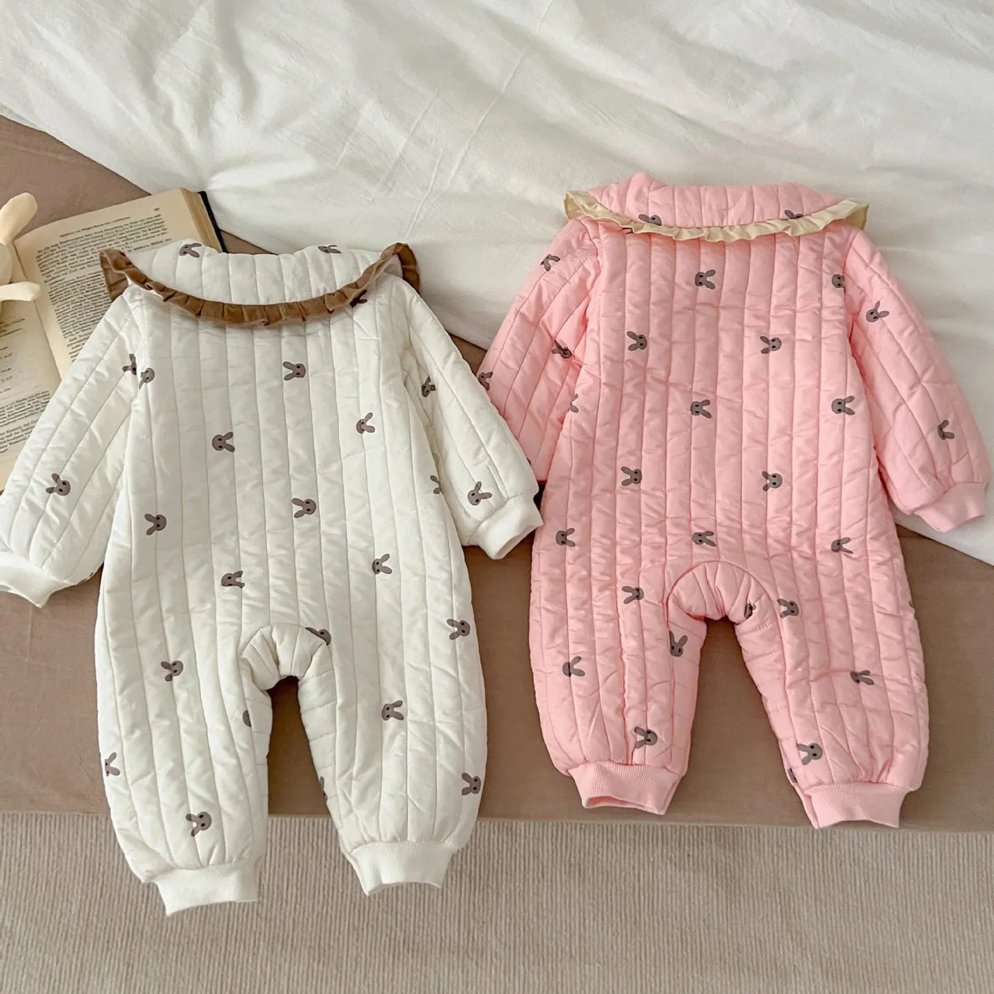 Baby Kid Girls Cartoon Print Jumpsuits Wholesale 231130175