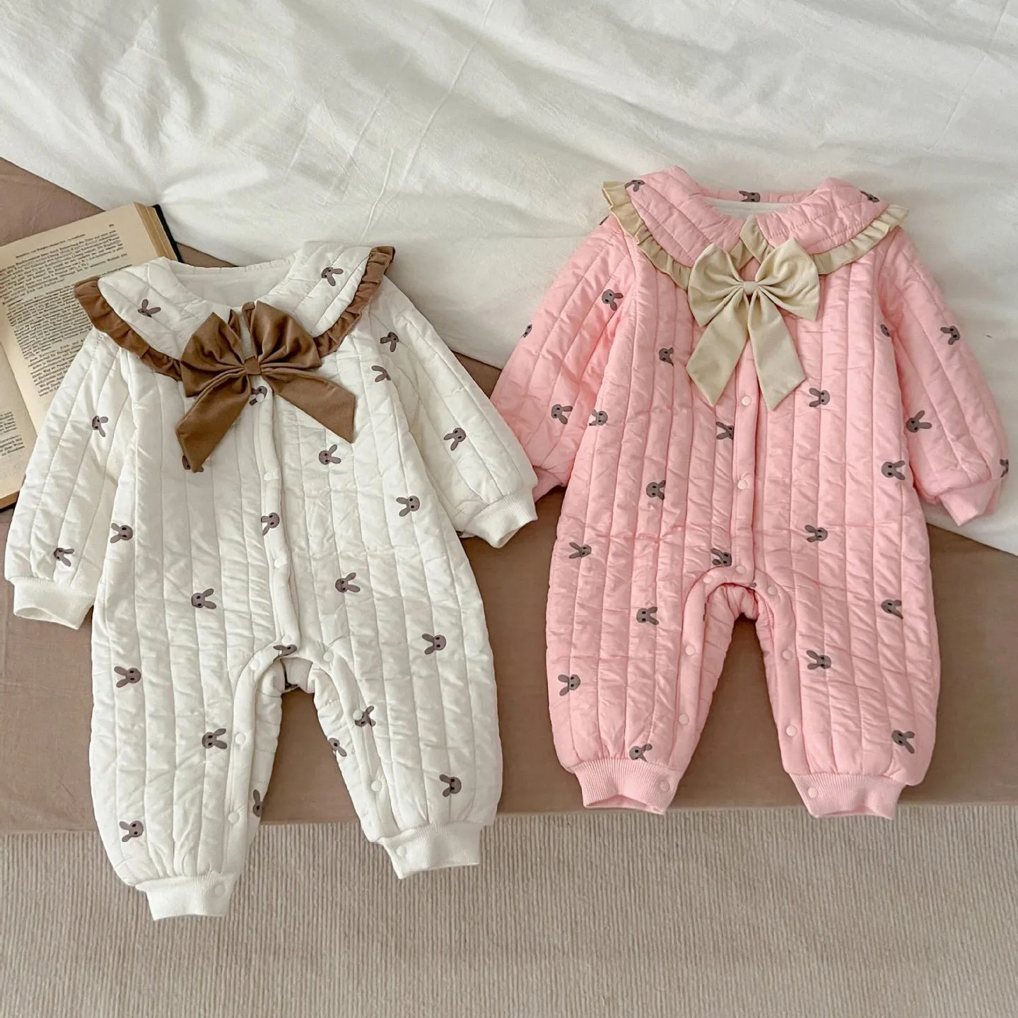 Baby Kid Girls Cartoon Print Jumpsuits Wholesale 231130175