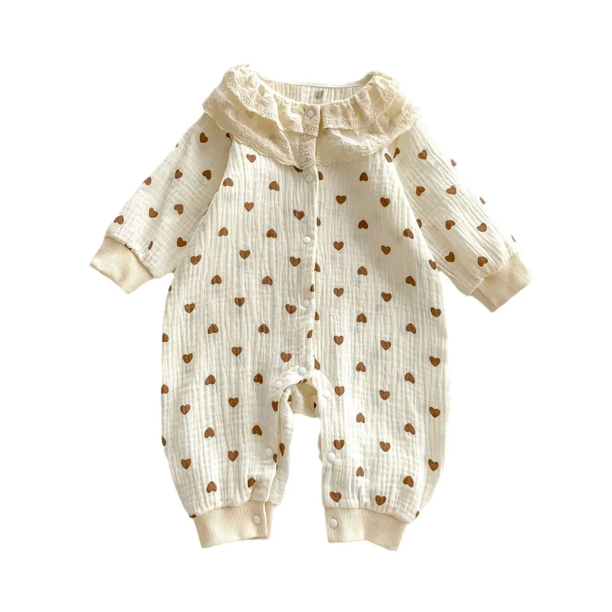 Baby Kid Girls Love heart Print Jumpsuits Wholesale 23101936