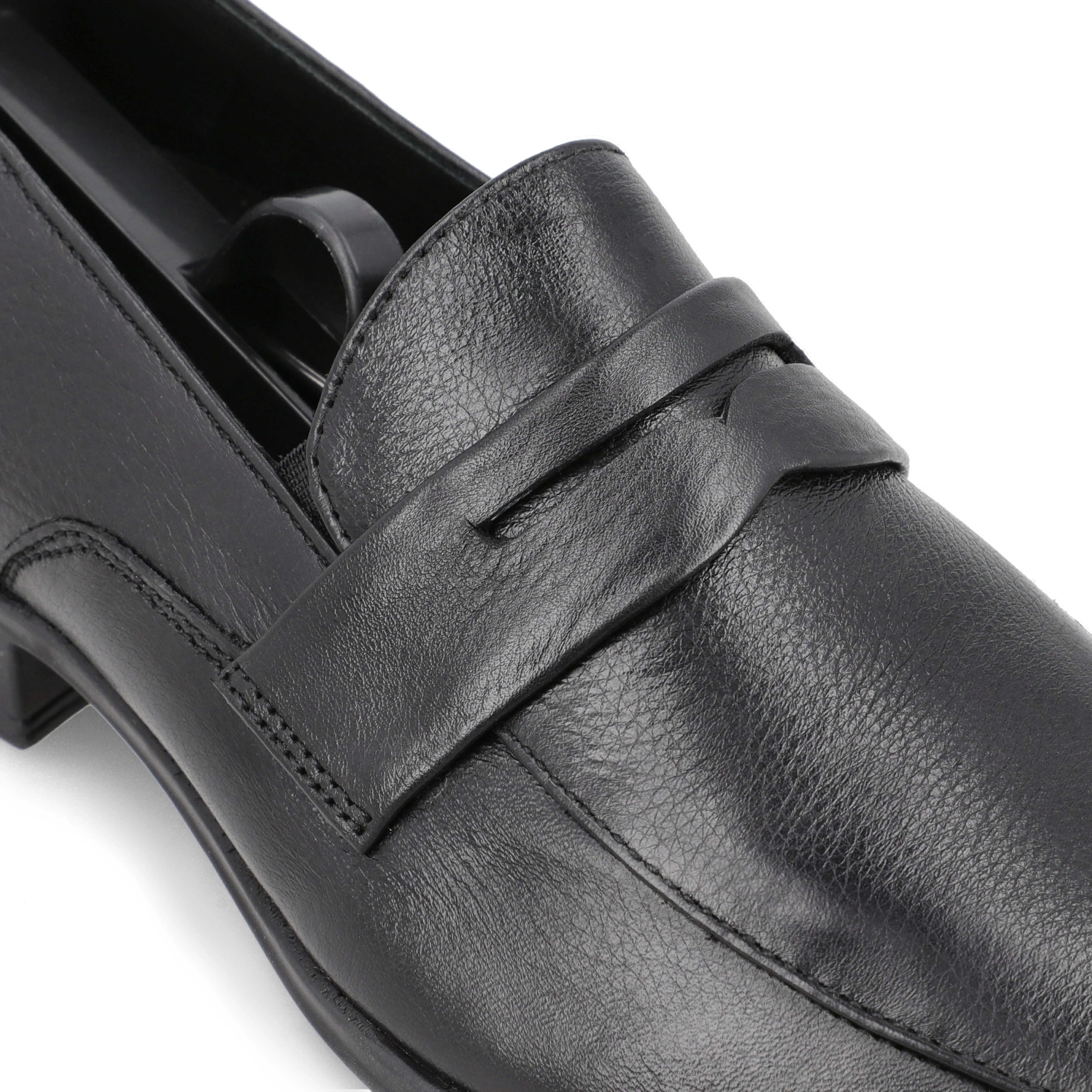 Classic Penny Loafers-Black