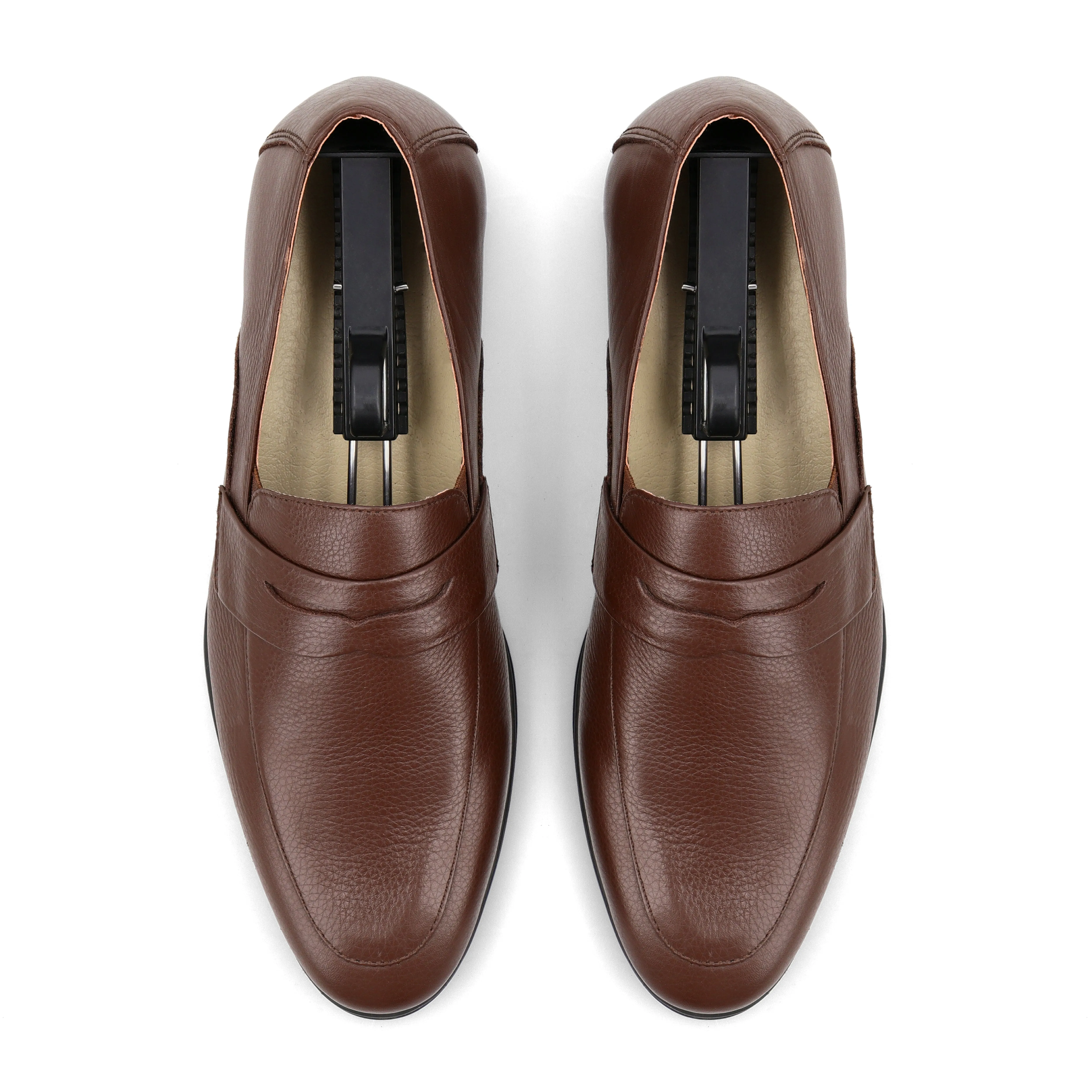 Classic Penny Loafers-Brown