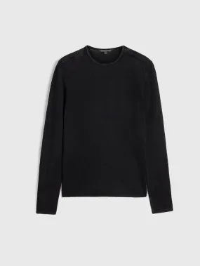 CREWNECK SWEATER (BLACK) - JOHN VARVATOS