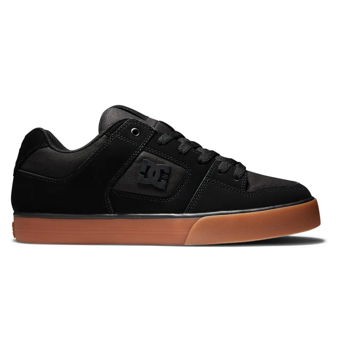 DC Pure shoe 300660bgm all black & gum sole