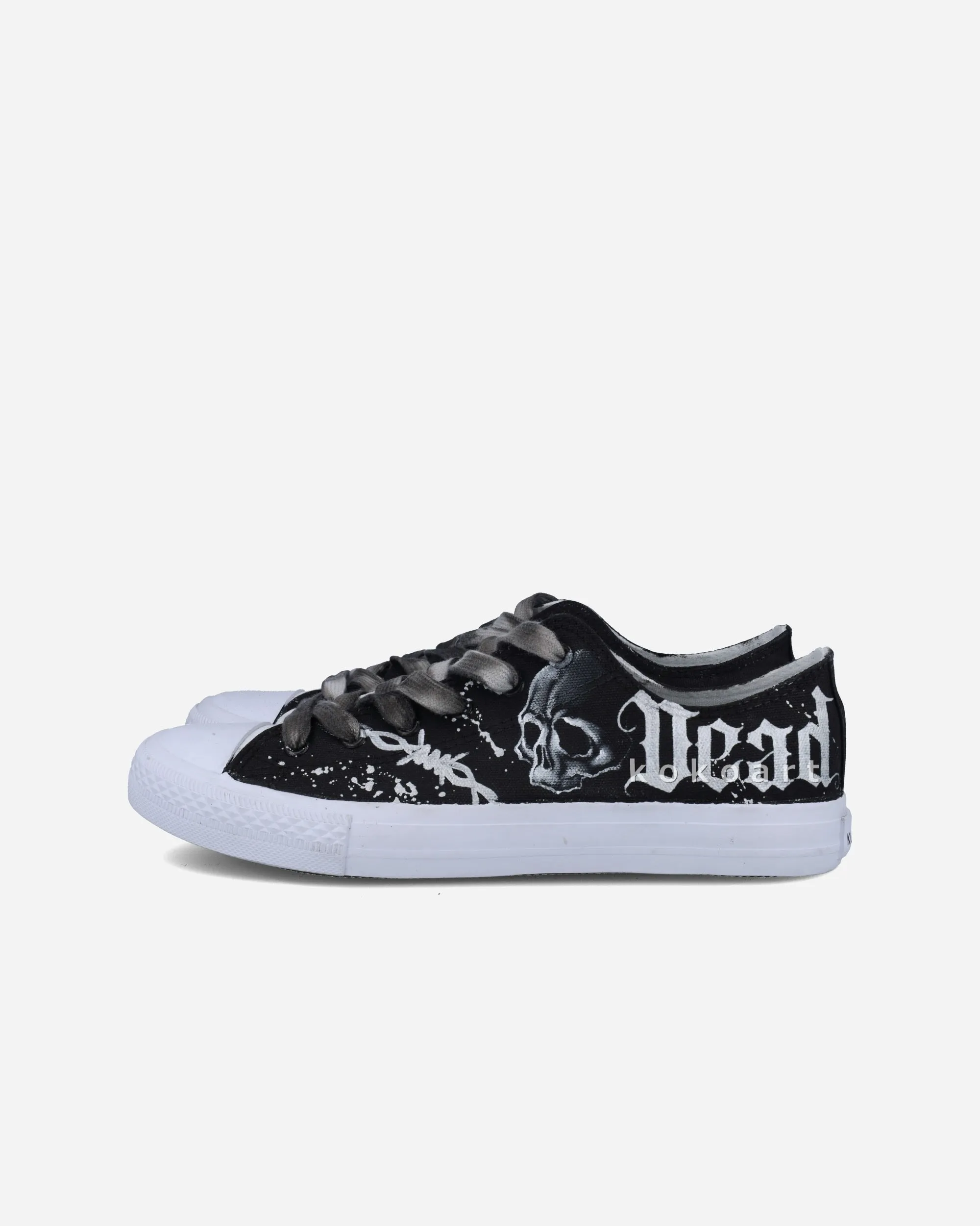 Dead Alive Hand Painted Shoes