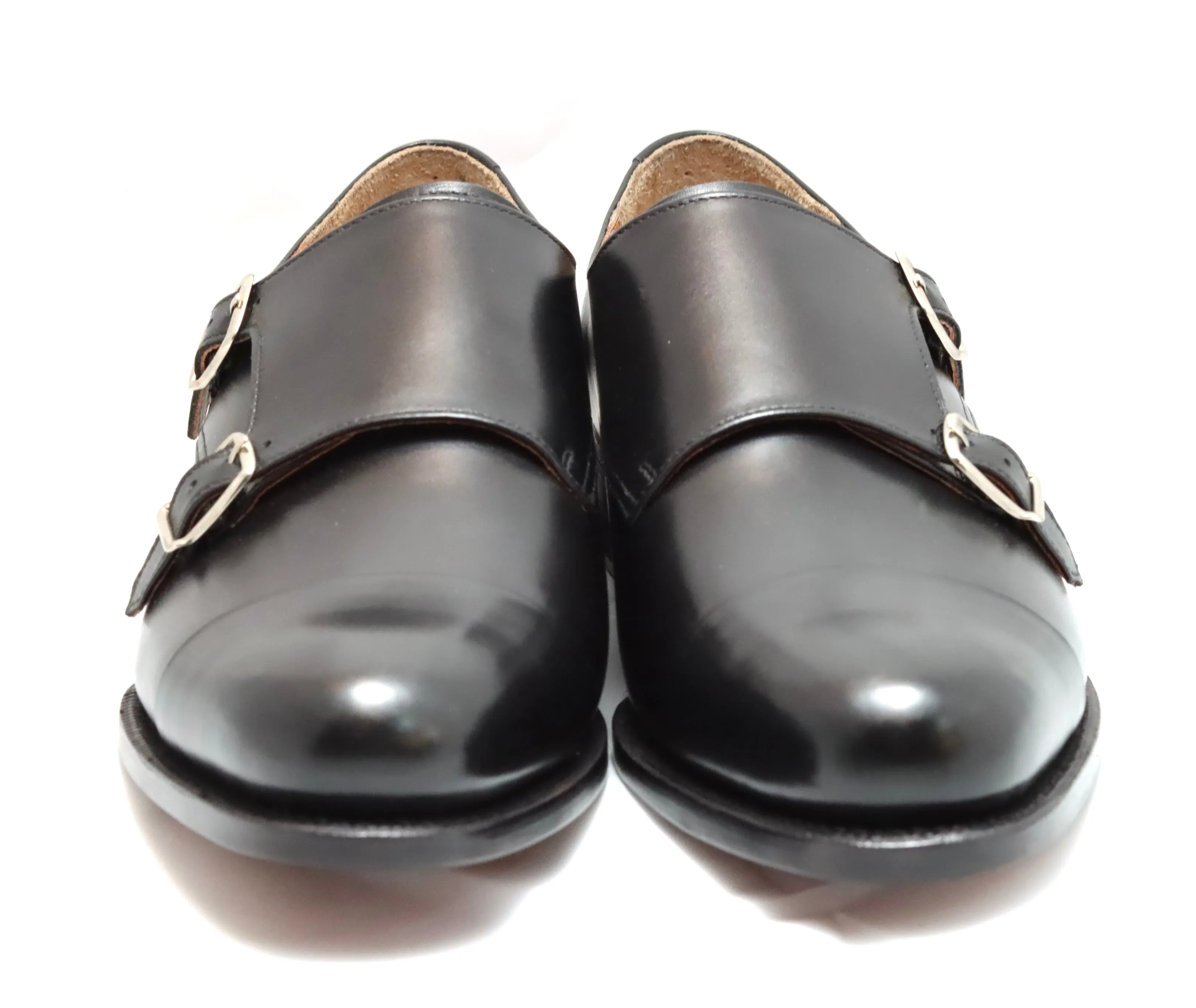 Double Monk  |  Black | box calf