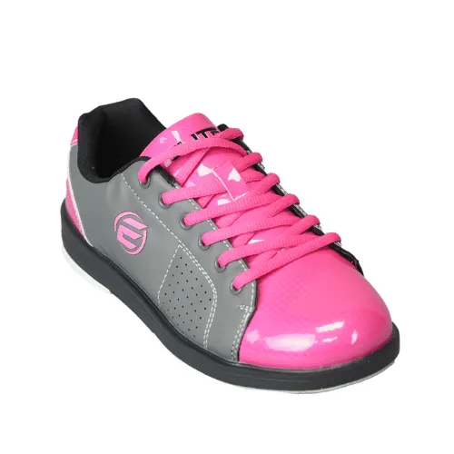 ELITE Women's Classic Grey/Pink Bowling Shoes