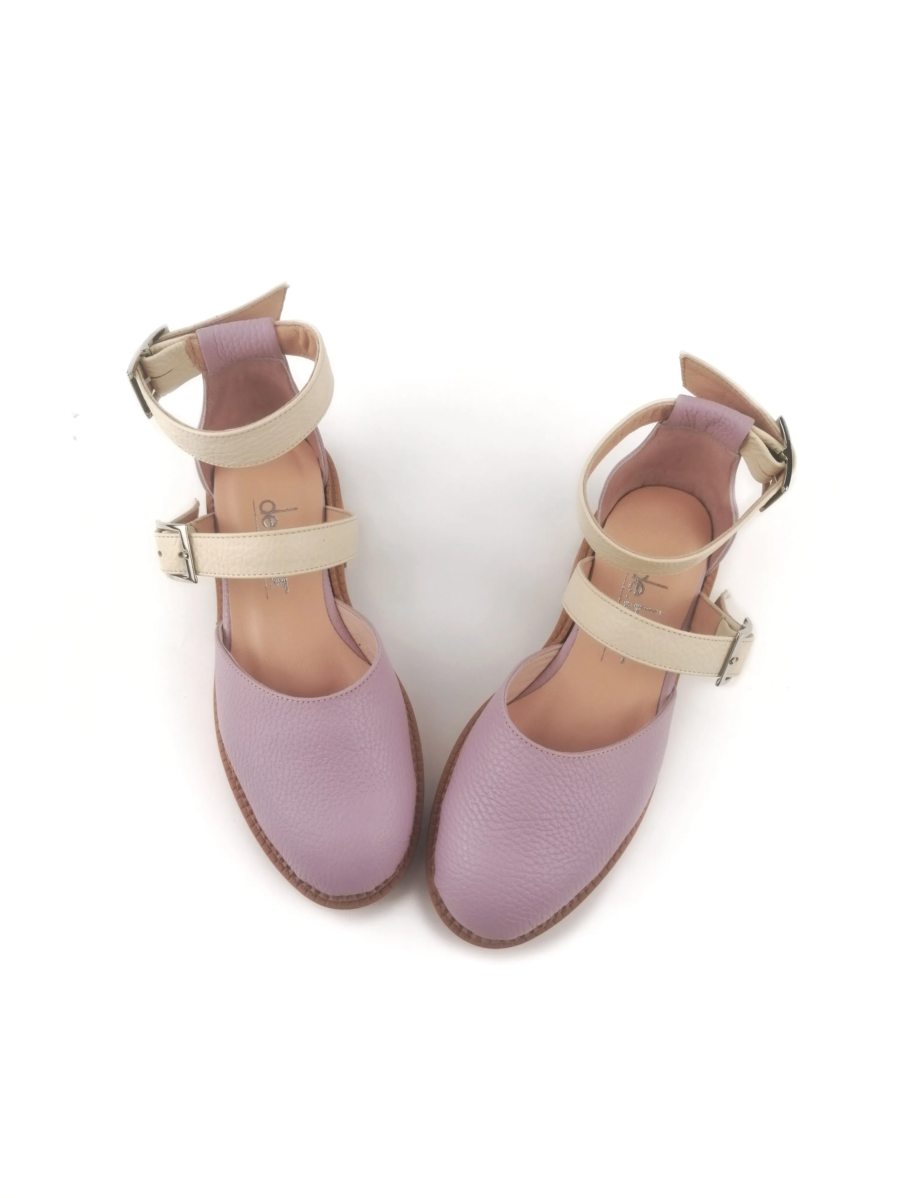 ELLIE LILAC RUBBER FLATS