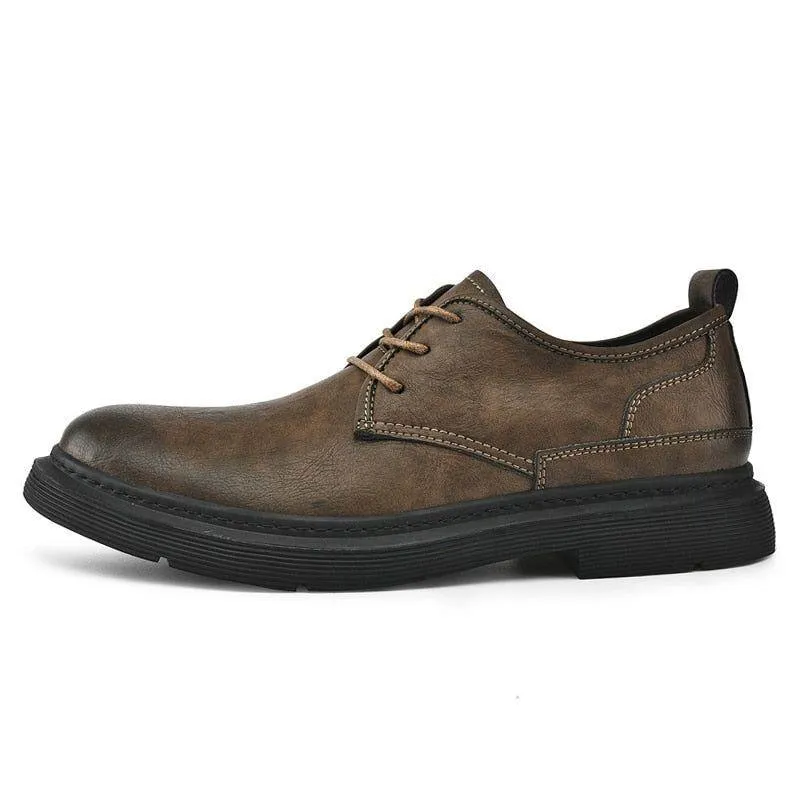 FC215 Men's Casual Shoes: Retro Style, Leather