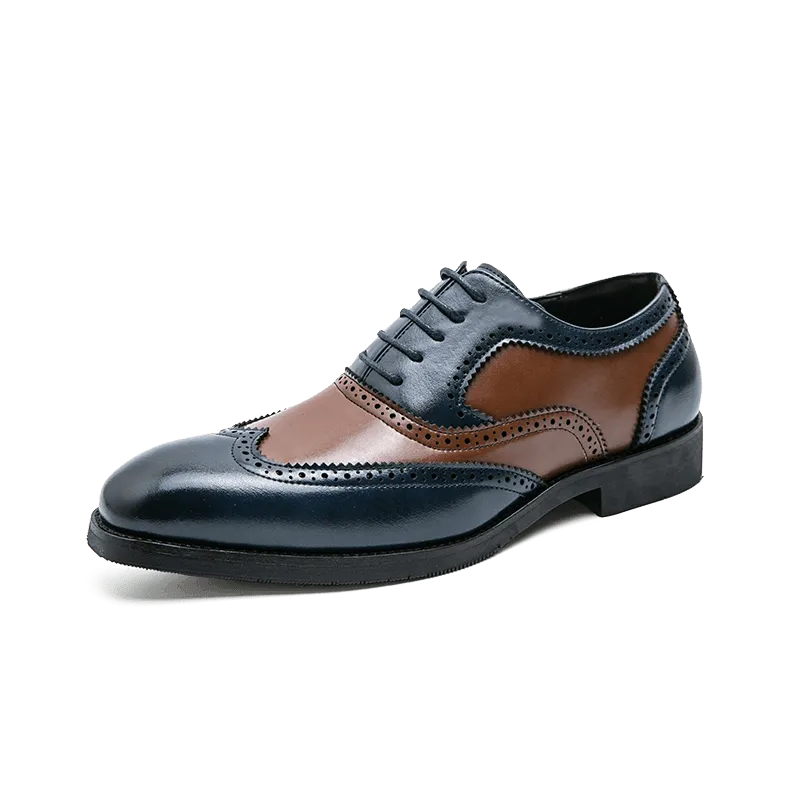 Formal Leather Derby Business Dress Men's Casual Shoes WX258