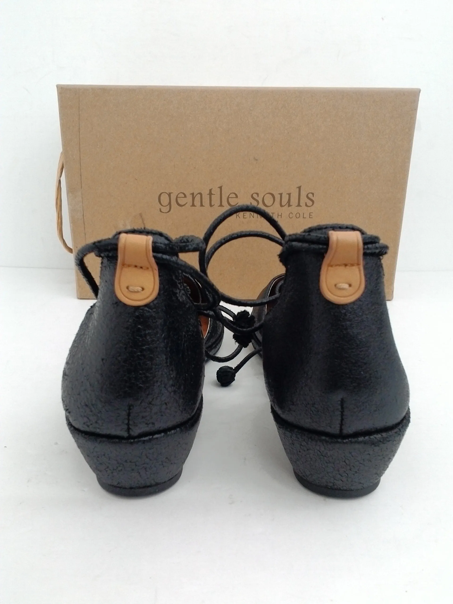 Gentle Souls Women's Nerissa Black Leather Size 8 M