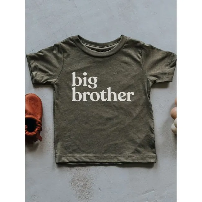 Gladfolk Big Brother Tee in Olive