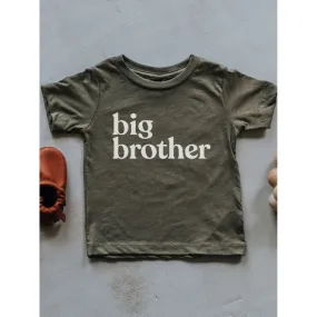 Gladfolk Big Brother Tee in Olive