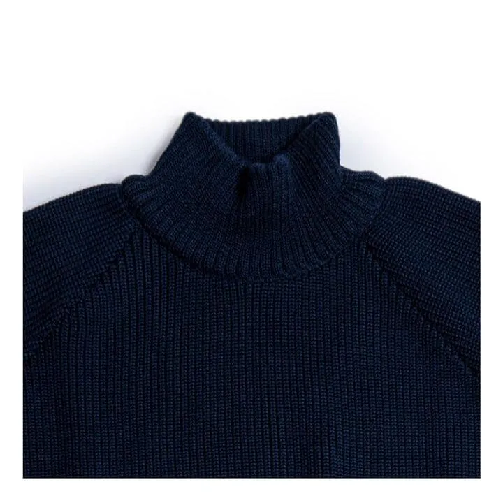 Heimat - Merino Raglan Sweater - Ink