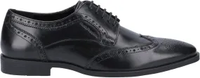 Hush Puppies Mens Brogues Smart Brogues Black Formal Shoes Leather