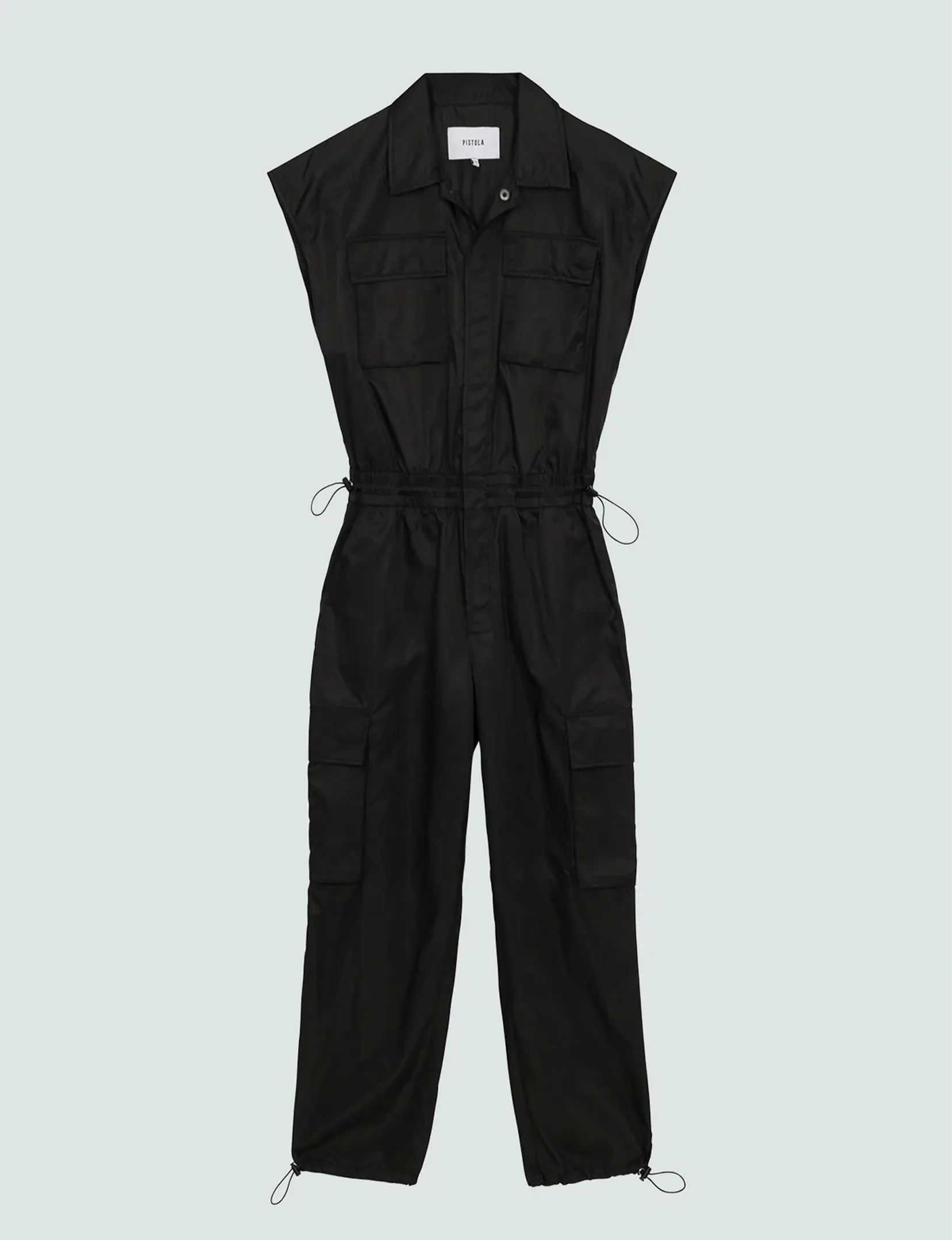 Jade Cargo Jumpsuit, Black