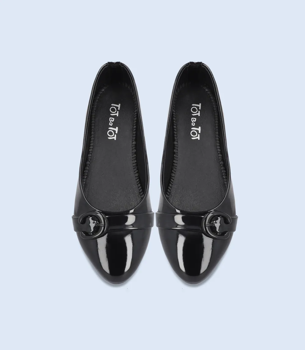 KG0047-BLACK-Girls Casual School Shoes