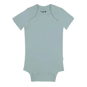 Kyte Baby Short Sleeve Bodysuit in Glacier