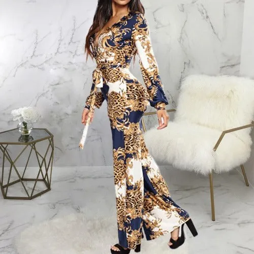 Leopard Dress Jumpsuit Romper