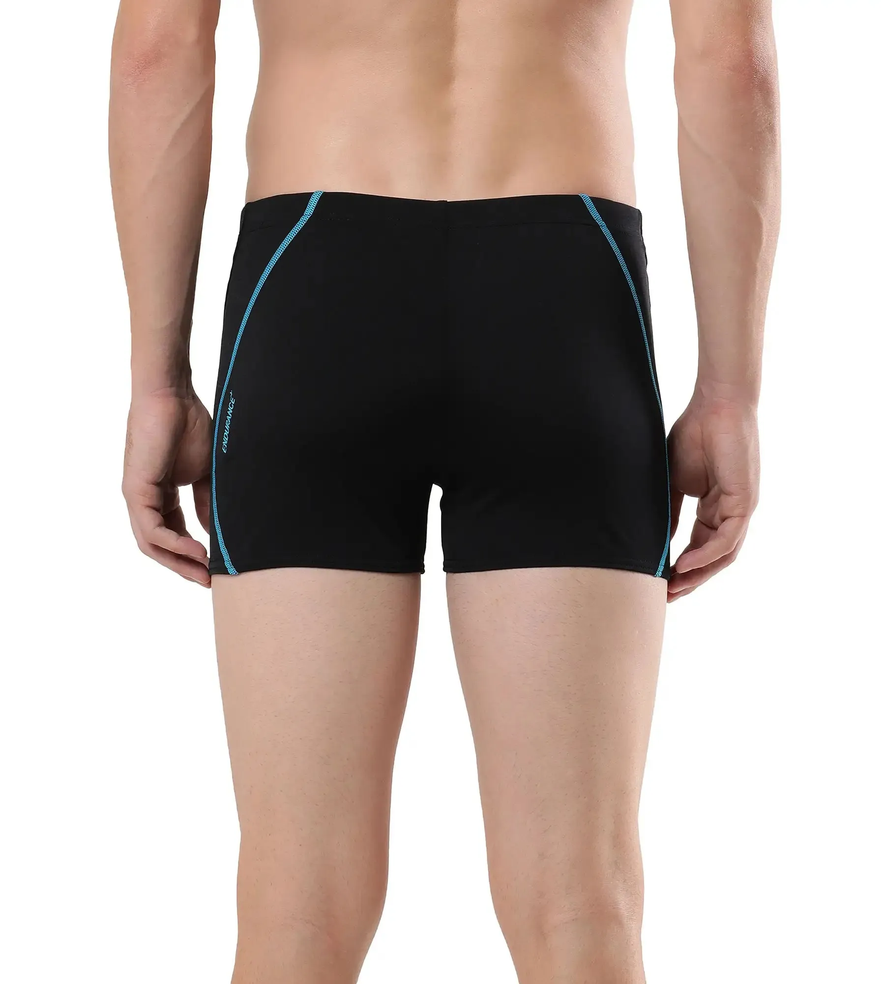 Men's Endurance   Essential Splice Aquashort - Black  &  Bolt