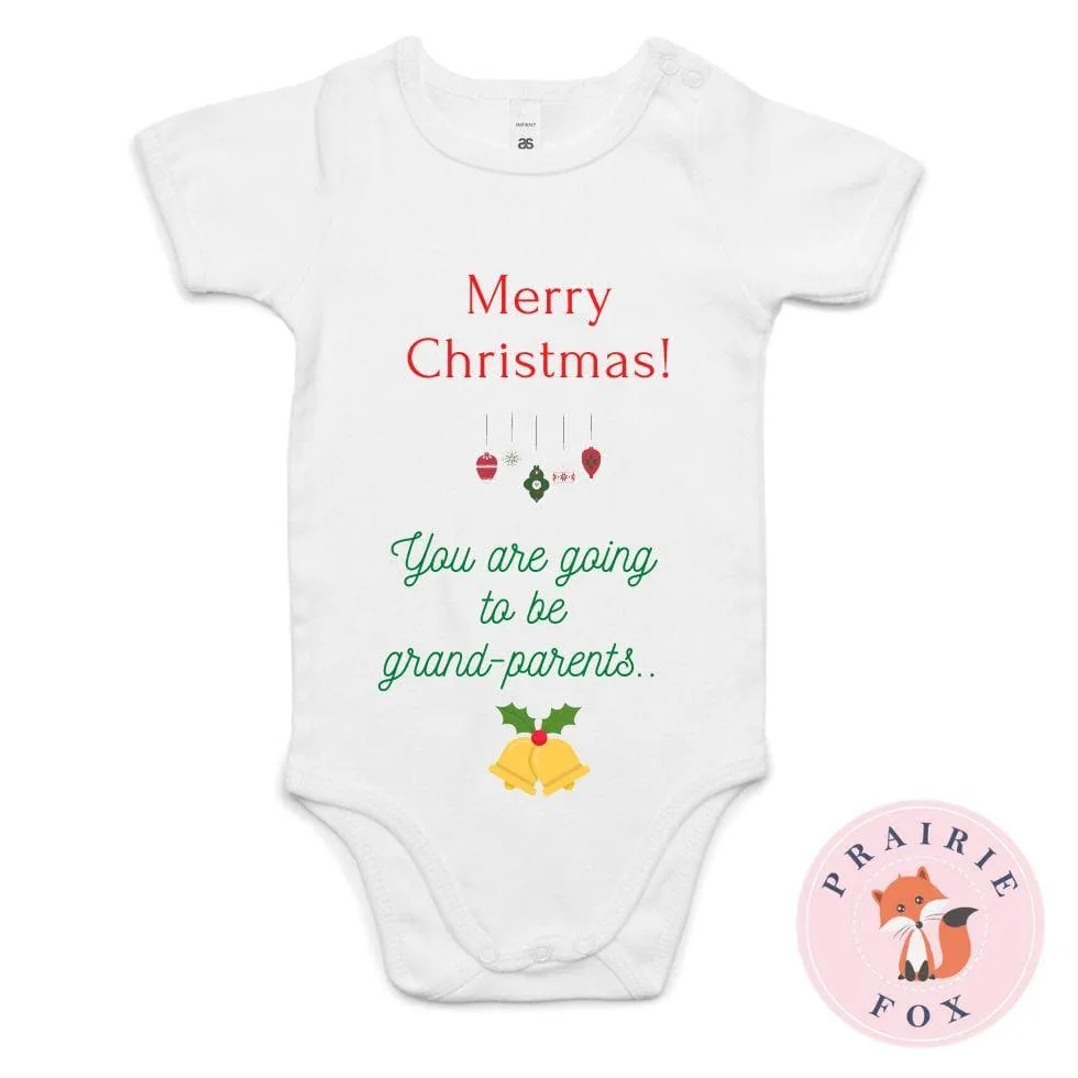 Merry Christmas Announcement Bodysuit