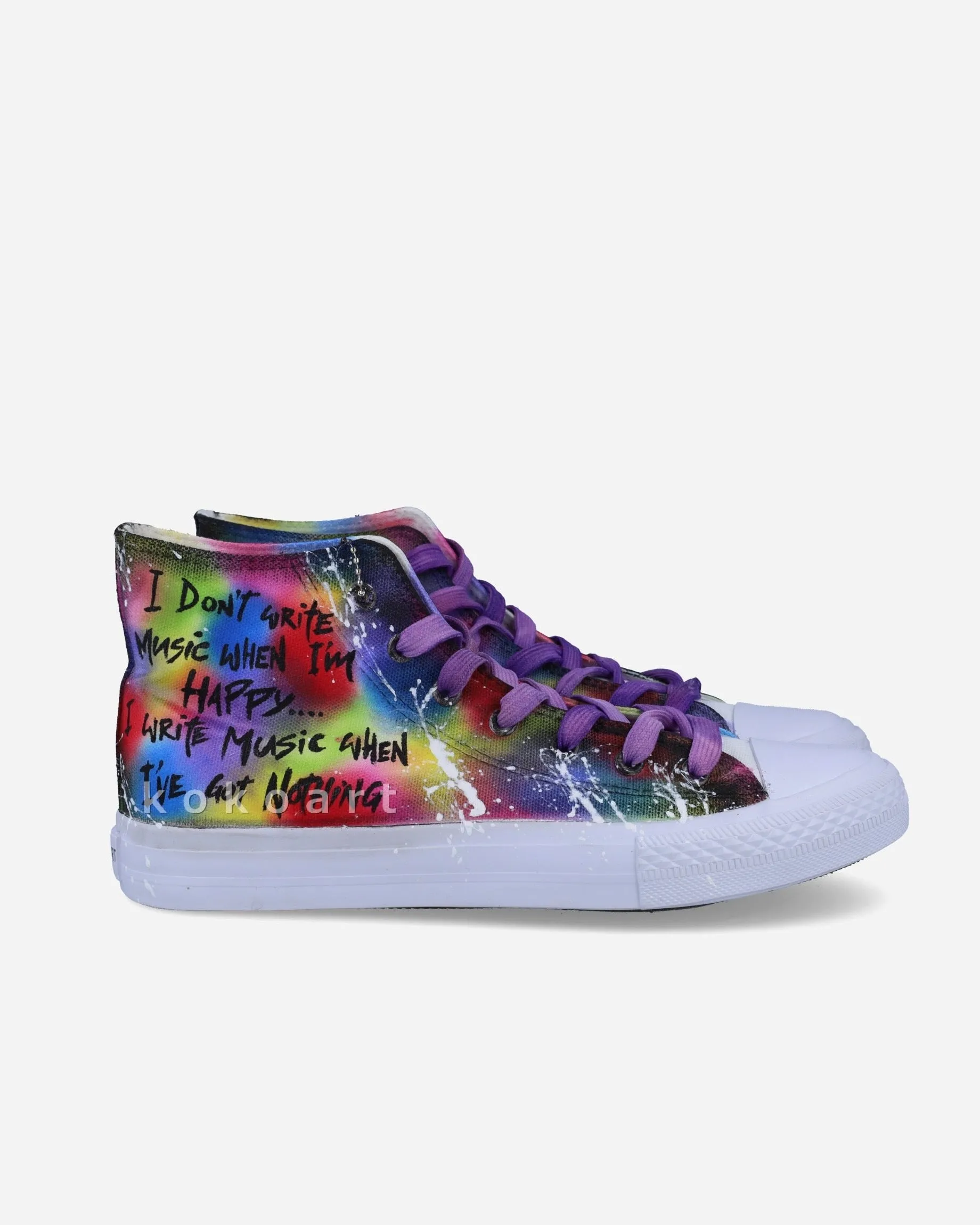 Music Hand Painted Shoes