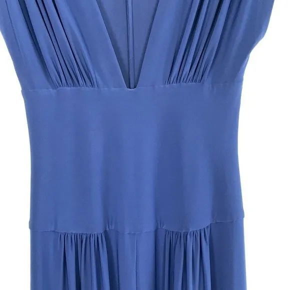 Norma KamaliDeep Blue V-Neck Vintage Jumpsuit