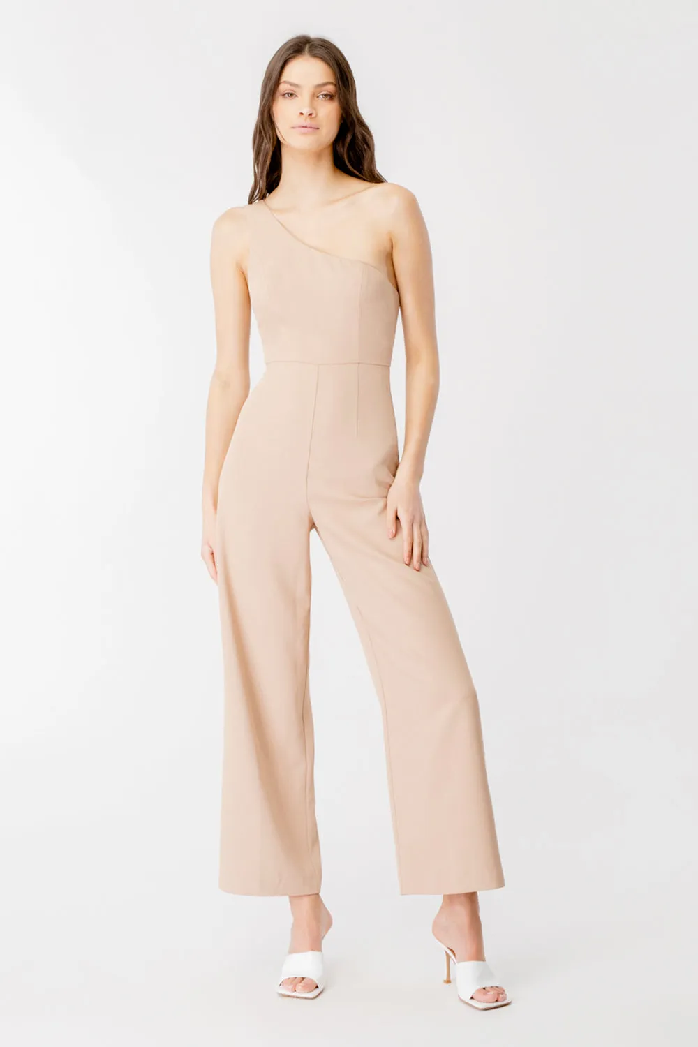 One Shoulder Pantsuit