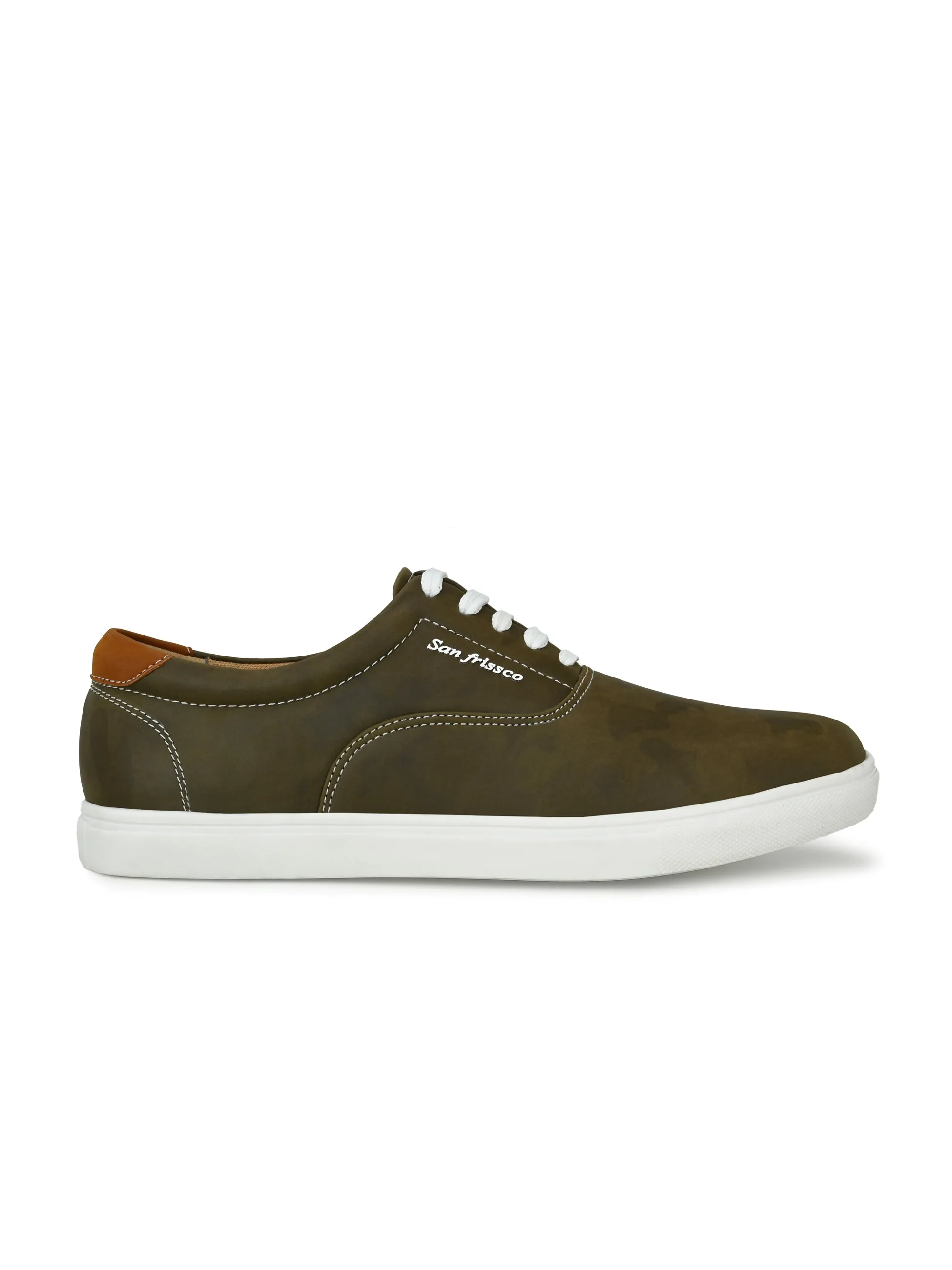 Powercourt Olive Casual Sneakers