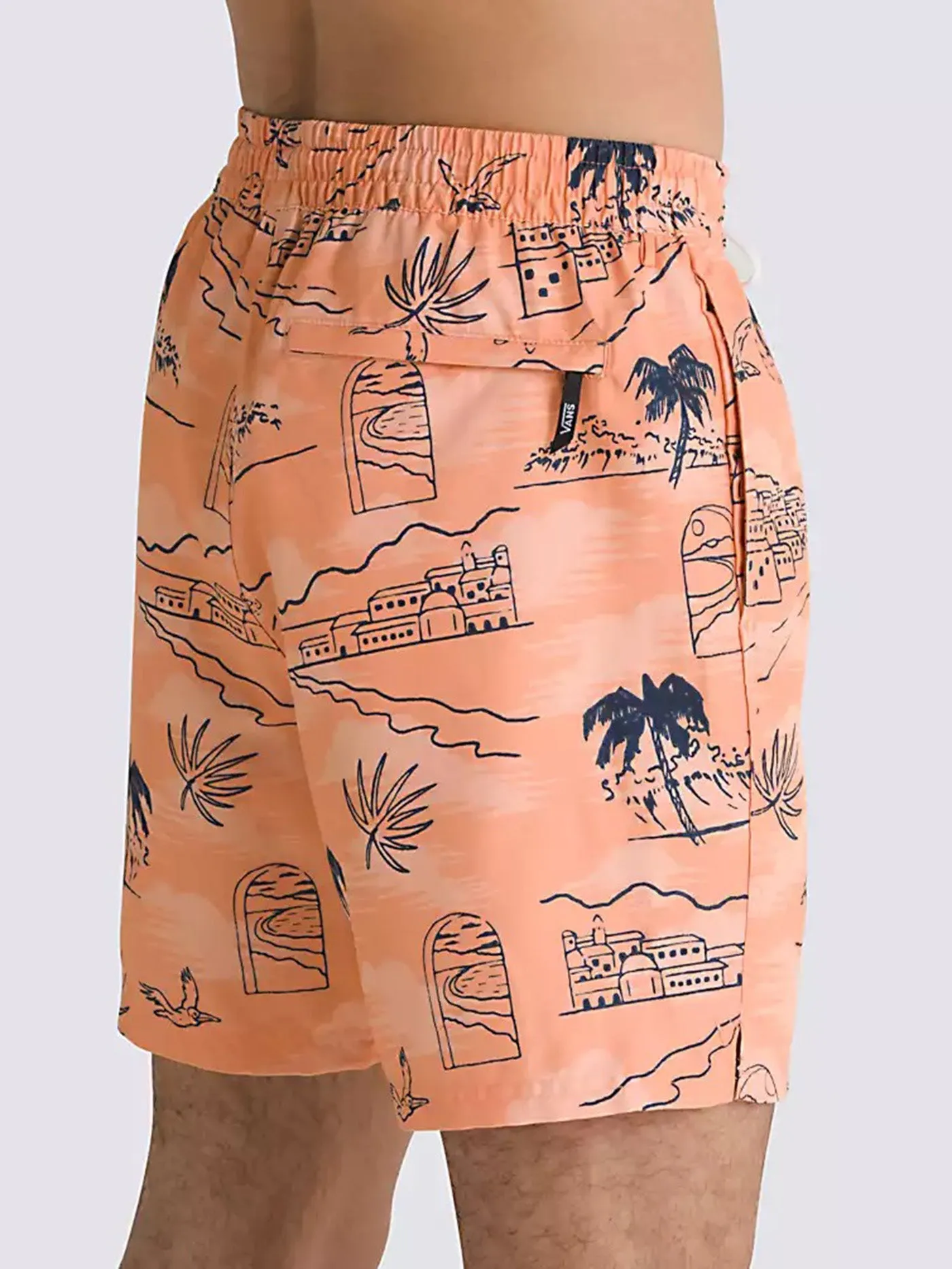 Primary Print Elastic Boardshort