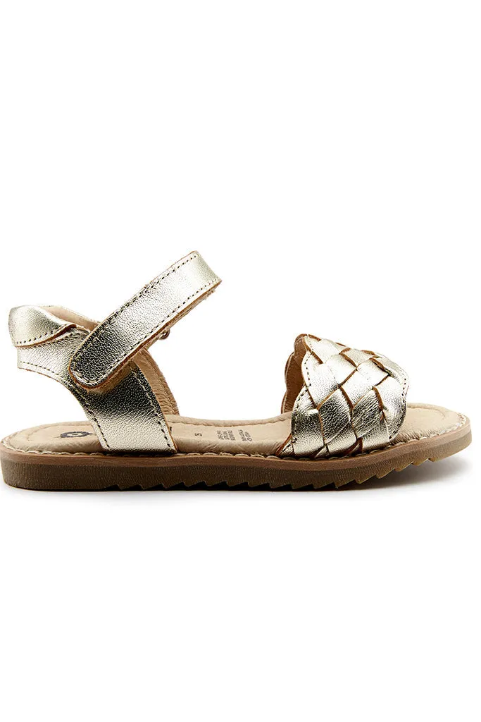 Puffy Sandals - Gold