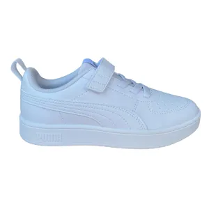 Puma boys' sneakers shoe with elastic and tear Rickie AC PS 385836-01 white-ice gray