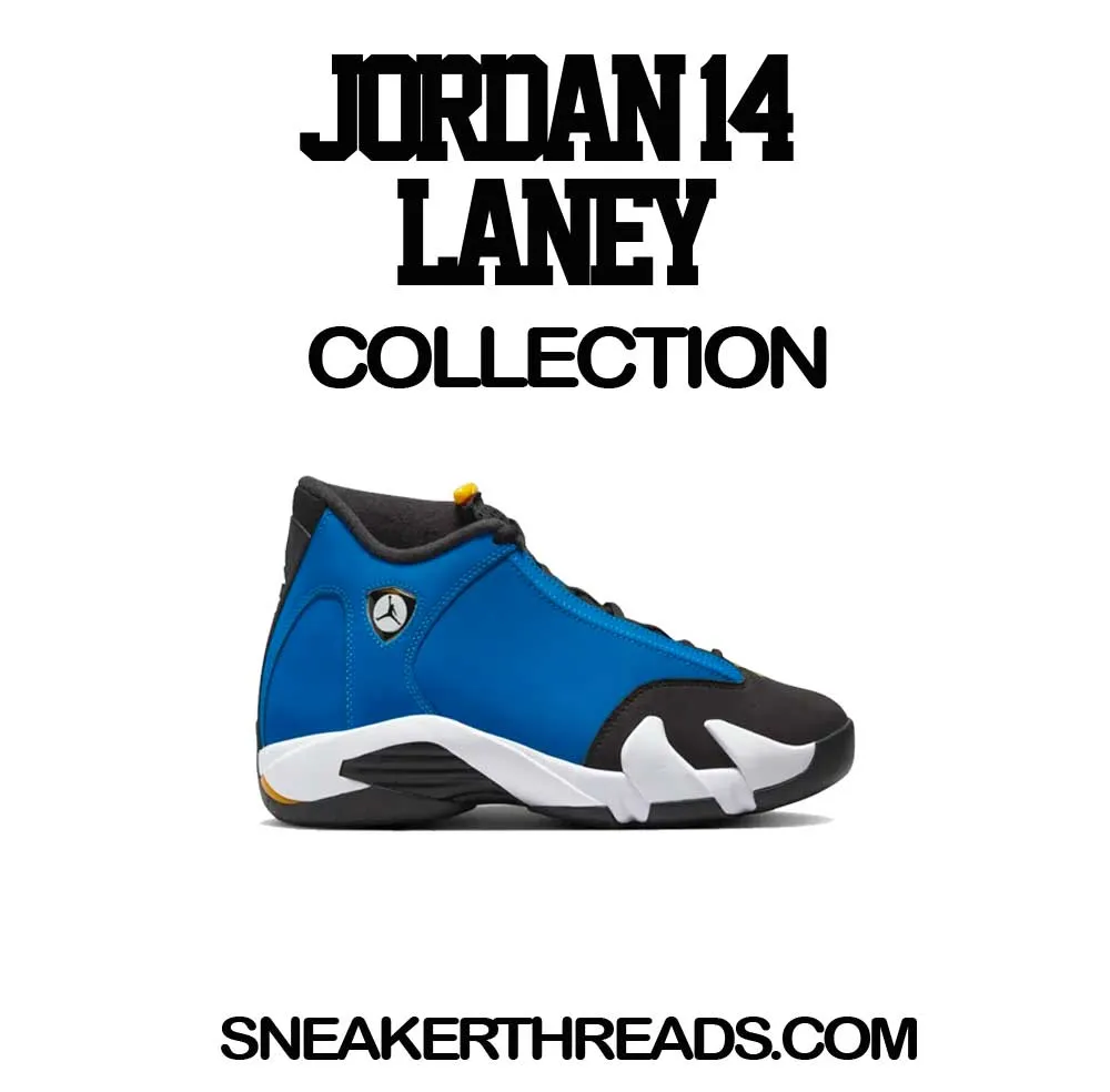 Retro 14 Laney Satin Jacket - God Got Me - Blue