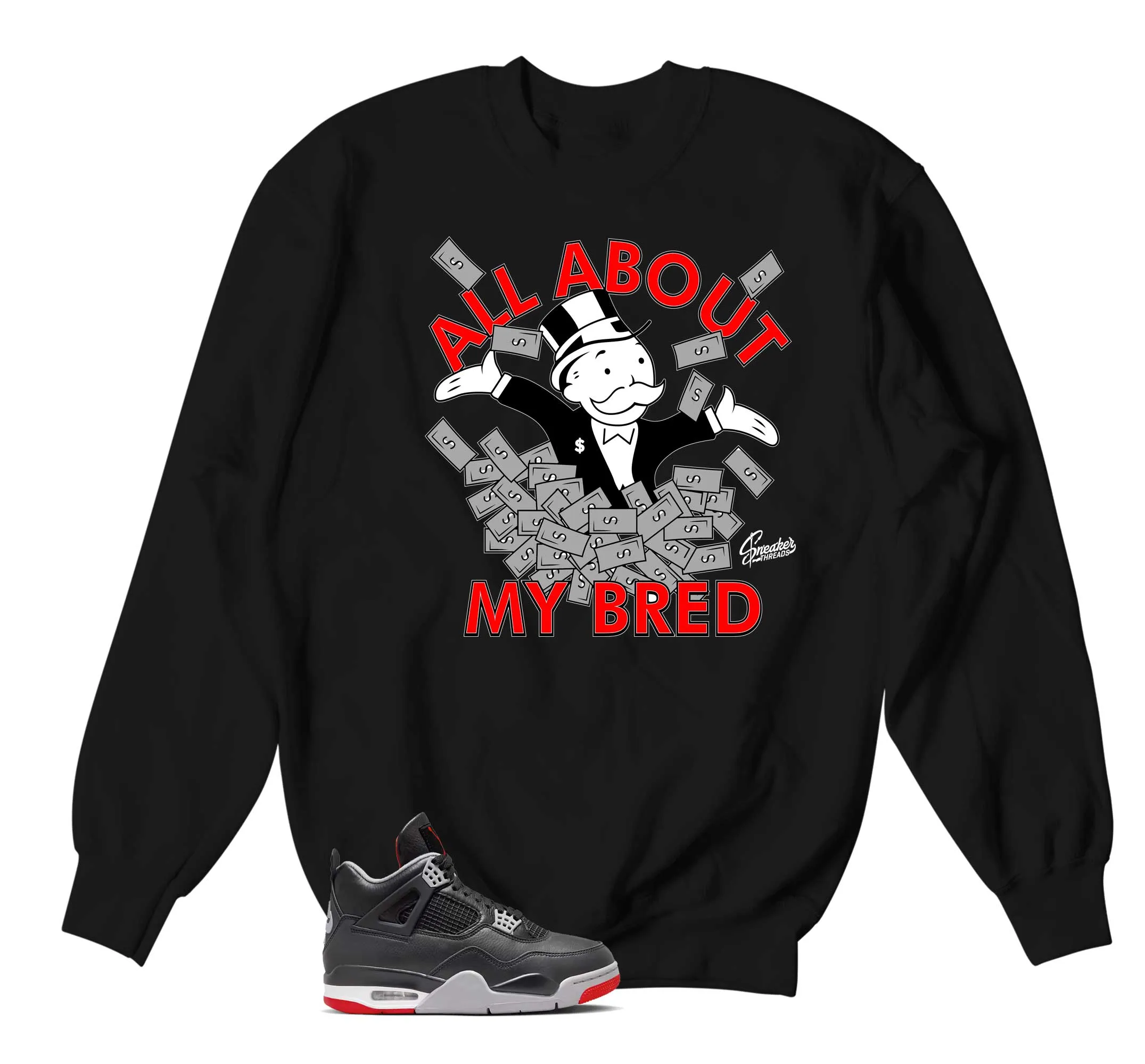 Retro 4 Bred My Bred Sweater