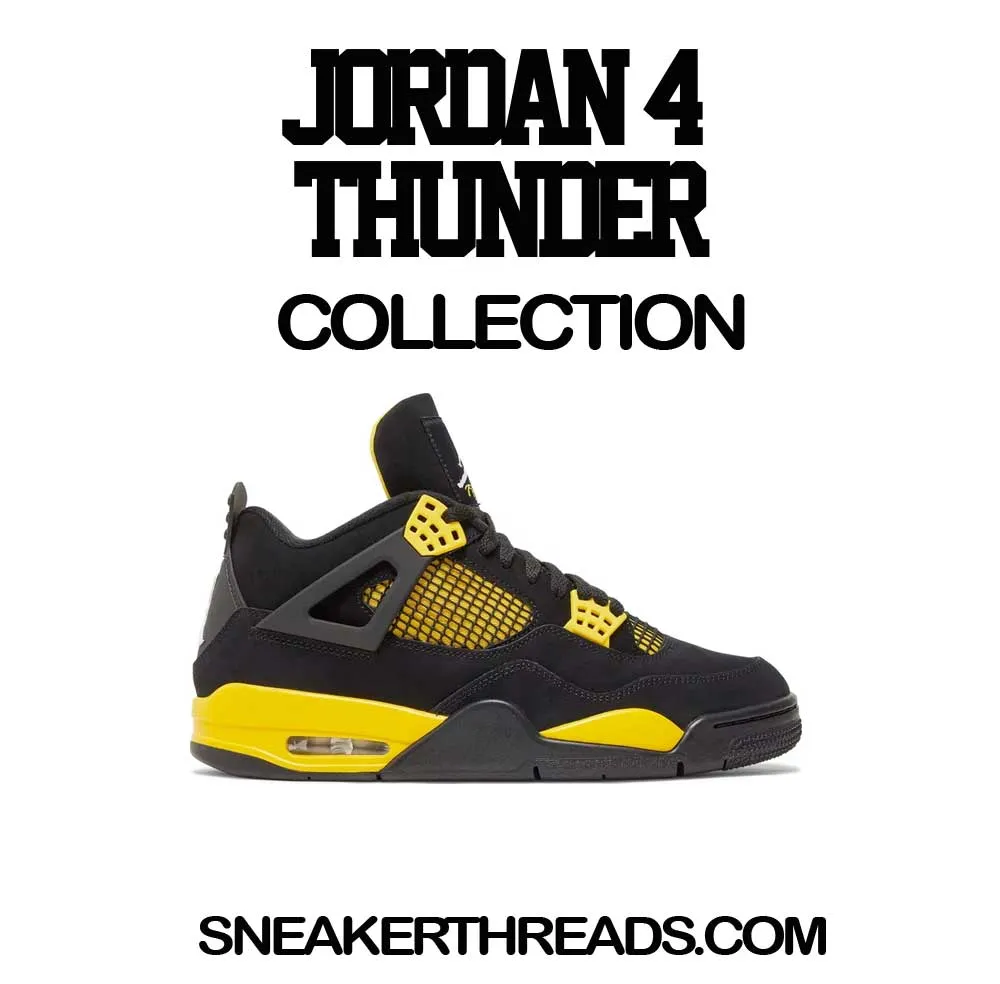 Retro 4 Yellow Thunder Hoody - Goat- Yellow