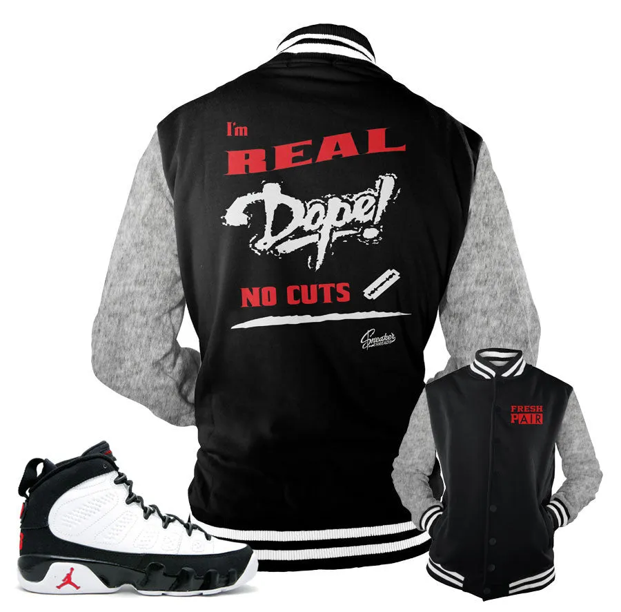 Retro 9 OG Jacket - No Cuts - Black