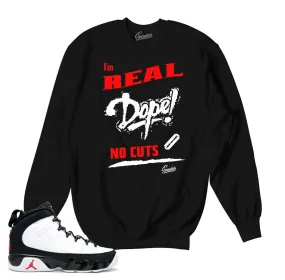 Retro 9 OG Sweater - No Cuts - Black