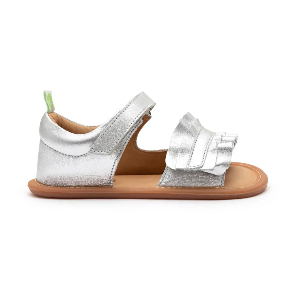 Ruffy Sandal - Sterling Silver