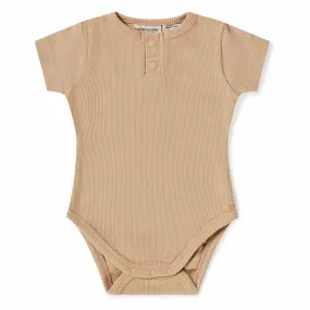 Short Sleeve Bodysuit (Pebble) - Size 0-3 Months (000)