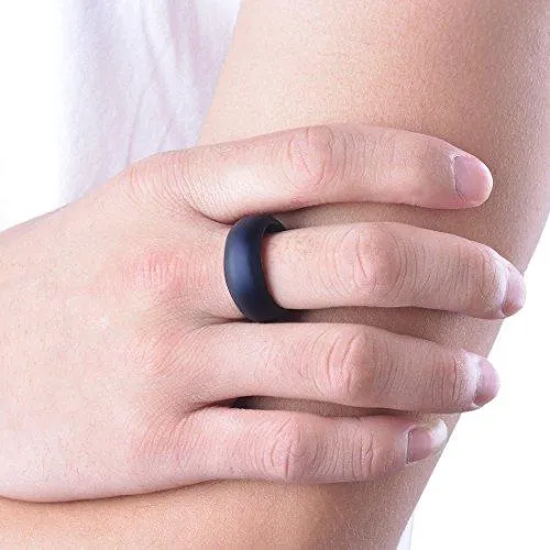 Silicone Wedding Ring For Men, Affordable Silicone Rubber Wedding Bands