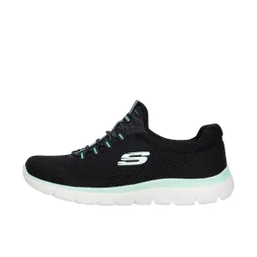 Skechers Womens Summits Cool Classic Black Turquoise