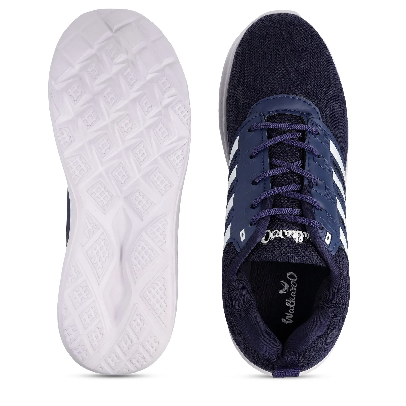 Walkaroo Men Lace-up Training Shoes - WS3008 Navy Blue